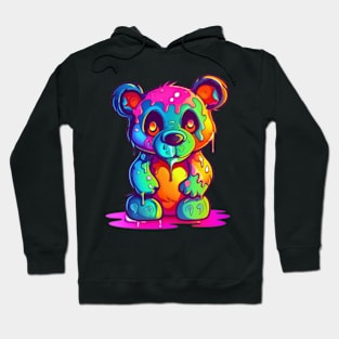 Grunge Teddy Bear Hoodie